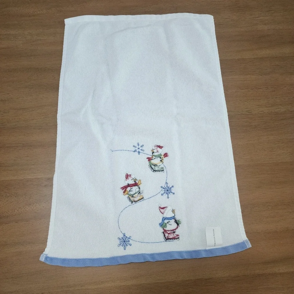 St. Nicholas‎ Square 3 Snowman Towel Holiday Christmas Kitchen Decor